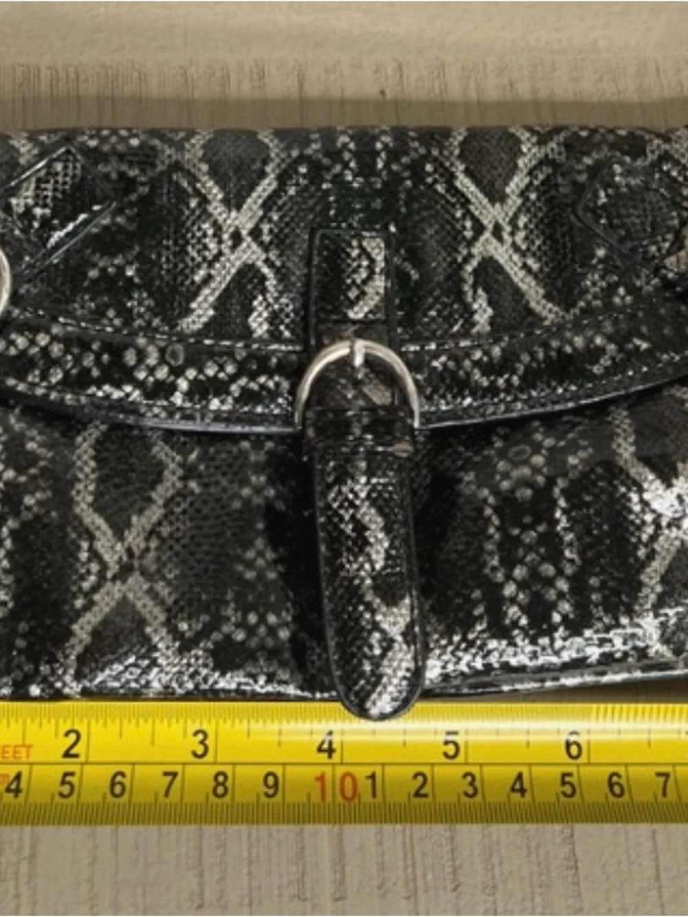 Sydney Love synthetic Snake skin wristlet